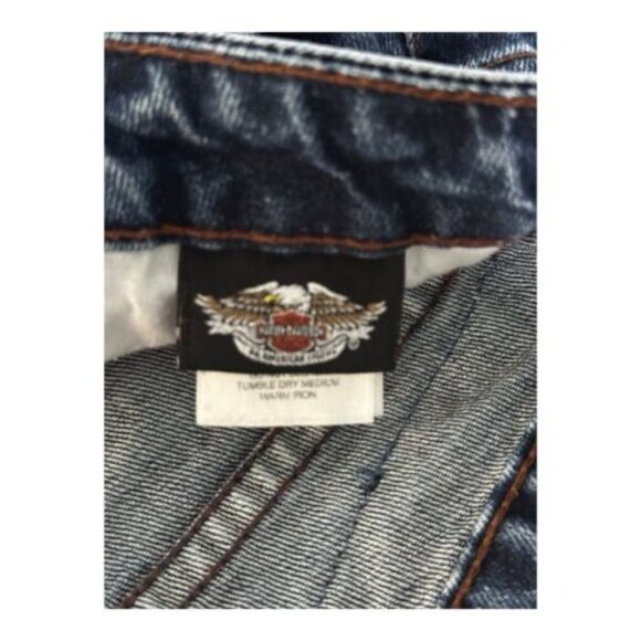 Women's Boot Cut Jeans - Blue - Picture 9 of 10